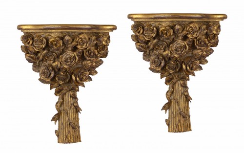 Casa Padrino Barock  Wandkonsolen Set - Luxus Hotel M�bel