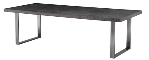 Casa Padrino Luxus Esstisch Schwarz 250 x 110 x H. 75 cm - Esszimmerm�bel