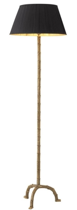 Casa Padrino Luxus Stehleuchte Vintage Messing - Hotel Restaurant Stehlampe