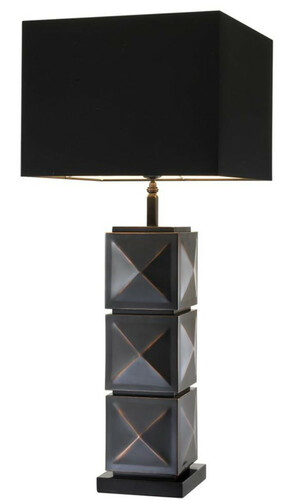 Casa Padrino Luxus Tischleuchte Antik Bronze 18 x 40 x H. 93 cm - Hotel Tischlampe