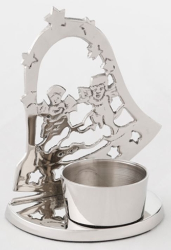 Casa Padrino Luxus Teelichthalter Silber 9 x 9 x H. 11 cm - Hotel Restaurant Kollektion