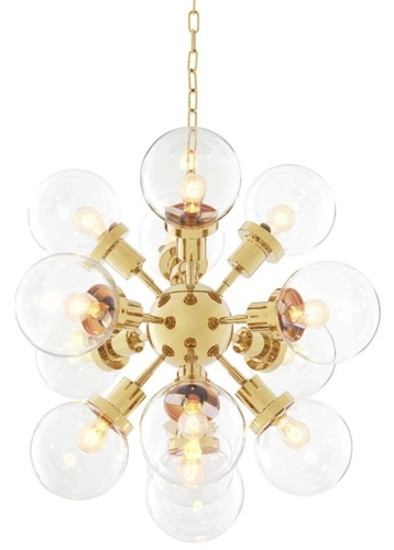 Casa Padrino Luxus Kronleuchter Gold 73 x H. 60 cm - Hotel Restaurant M�bel