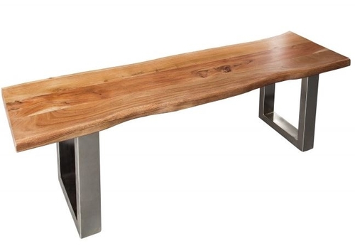 Casa Padrino Designer Sitzbank aus massivem Akazienholz Breite 160 cm, H�he 40 cm 