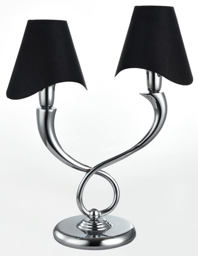 Casa Padrino Luxus Tischleuchte Silber 37 x 17 x H. 46 cm - Designer Hotel M�bel