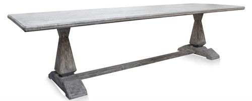 Casa Padrino Esszimmertisch / Esstisch Grau - Luxus M�bel  