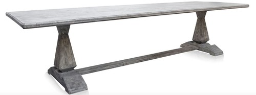 Casa Padrino Esszimmertisch / Esstisch Grau - Luxus M�bel  