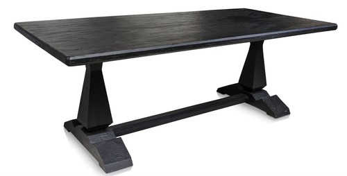 Casa Padrino Esszimmertisch / Esstisch Antik Schwarz - Luxus M�bel 