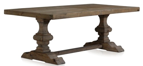 Casa Padrino Luxus Massivholz Esstisch Naturfarben - Esszimmer M�bel  