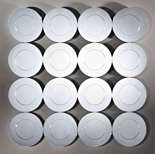 Casa Padrino Luxus Wohnzimmer Spiegel 90 x H. 90 cm - Luxus Qualit�t