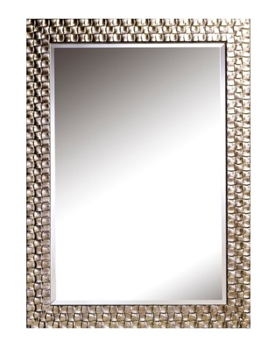 Casa Padrino Wohnzimmer Wandspiegel Silber 71 x H. 98 cm - Luxus Spiegel