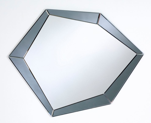 Casa Padrino Luxus Spiegel Rauchgrau 90 x H. 71 cm - Designerm�bel & Accessoires