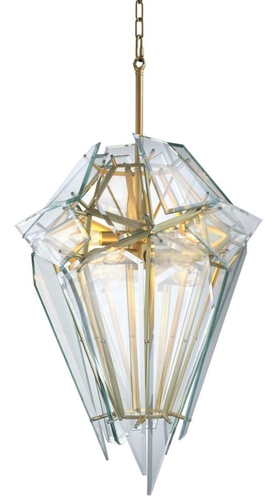 Casa Padrino Luxus Kronleuchter Gold  47 x H. 97 cm - Designerm�bel