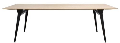 Casa Padrino Esstisch Naturfarben / Schwarz - Luxus Esszimmerm�bel 