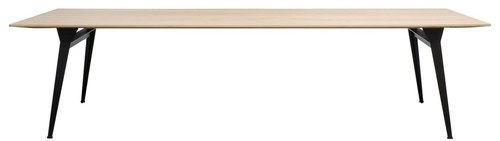 Casa Padrino Esstisch Naturfarben / Schwarz - Luxus Esszimmerm�bel 