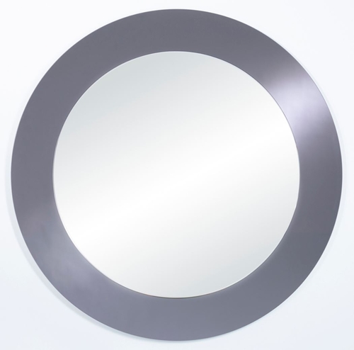 Casa Padrino Wohnzimmer Spiegel Grau  110 cm - Luxus Qualit�t