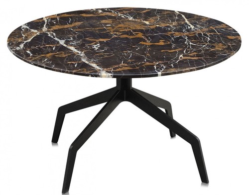 Casa Padrino Luxus Couchtisch Schwarz  70 x H. 40 cm - Luxus Wohnzimmerm�bel