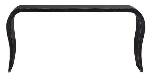 Casa Padrino Landhausstil Konsolentisch Antik Stil Schwarz 162 x 35 x H. 77 cm - Landhausstil Konsole