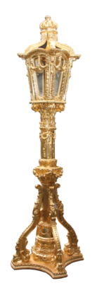 Pomp��s by Casa Padrino Barock Laterne / Stehleuchte Gold - Pomp��se Barock Laterne designed by Harald Gl��ckler