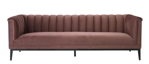 Casa Padrino Luxus Sofa Altrosa 230 x 86 x H. 75 cm - Wohnzimmerm�bel