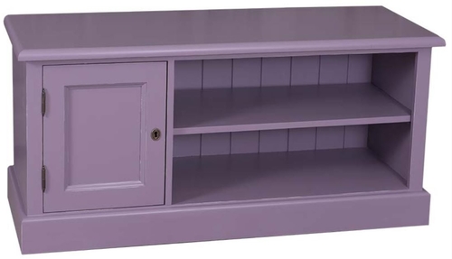 Casa Padrino Landhausstil Fernsehschrank Lila 120 x 40 x H. 56 cm - Landhausstil Sideboard 