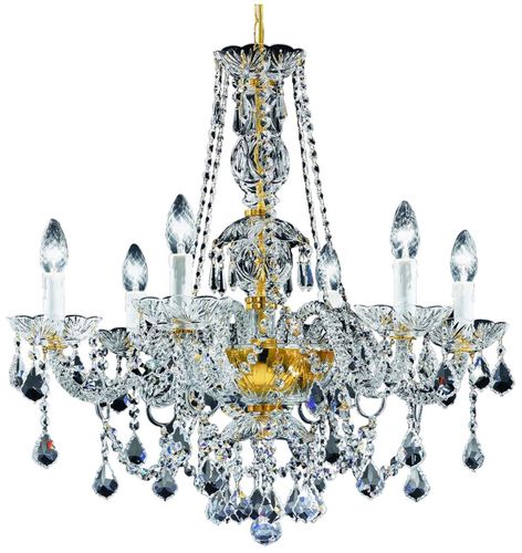 Casa Padrino Barock Kristall Kronleuchter Gold  62 x H. 61 cm - Leuchten & L�ster im Barockstil