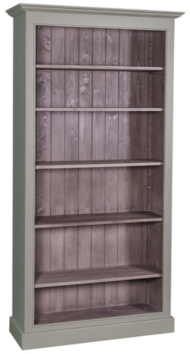 Casa Padrino Landhausstil B�cherschrank Gr�n / Braun 109 x 39 x H. 210 cm - Wohnzimmerm�bel im Landhausstil