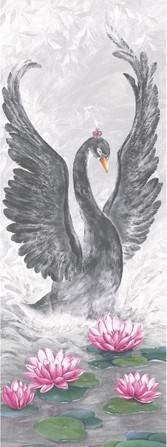 Harald Gl��ckler Designer Barock Vliestapete 58502 - Grau / Silber / Gr�n / Pink / Schwarz