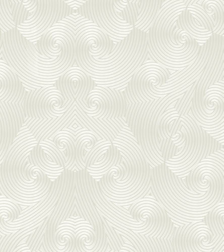 Harald Gl��ckler Designer Barock Vliestapete 54463 - Wei� / Metallic