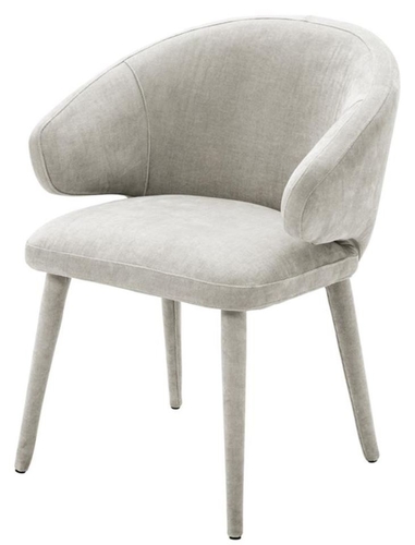 Casa Padrino Designer Esszimmerstuhl Sandfarben 62 x 55 x H. 79 cm - Luxus M�bel