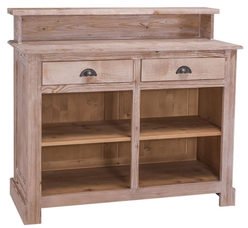 Casa Padrino Landhausstil Barschrank Naturfarben 120 x 51 x H. 107 cm - M�bel im Landhausstil 