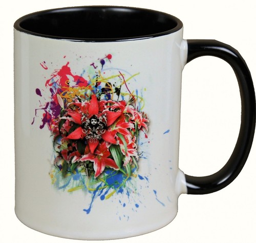 Harald Gl��ckler Pomp��s Tasse Flower Bunt - designed by Harald Gl��ckler
