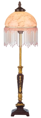 Casa Padrino Barockstil Tischleuchte Mehrfarbig  20 x H. 66 cm - Barock & Jugendstil M�bel