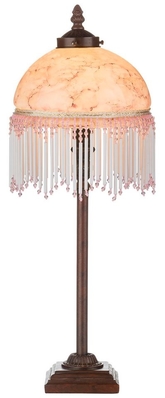 Casa Padrino Barockstil Tischleuchte Mehrfarbig  20 x H. 53 cm - Barock & Jugendstil M�bel