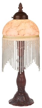 Casa Padrino Barockstil Tischleuchte / Hockerleuchte Mehrfarbig  15 x H. 34 cm - Barock & Jugendstil M�bel