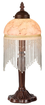 Casa Padrino Barock Tischleuchte Mehrfarbig  15 x H. 40 cm - Barockstil Wohnzimmer M�bel