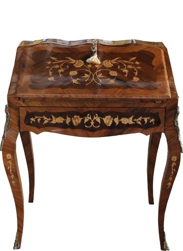 Casa Padrino Barock Sekret�r Mahagony Braun  B 70 x H 88 x T 53 cm-  Sekret�r Antik Stil