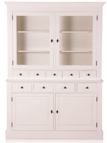 Casa Padrino Landhausstil Wandschrank Antik Wei�  155 x 46 x H. 280 cm - Landhausstil M�bel 