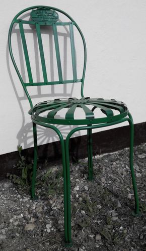 Casa Padrino Gartenstuhl 40 x 40 x H. 90 cm - verschiedene Farben - Handgefertigte Gartenm�bel im Jugendstil