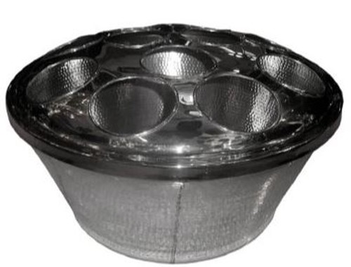 Casa Padrino Barock Weink�hler f�r 11 Flaschen Silber - Messing - Weinhalter Hotel Dekoration