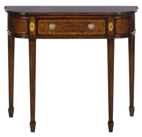 Casa Padrino Jugendstil Mahagoni Konsole Braun 91 x 40 x H. 78 cm - Luxus Qualit�t