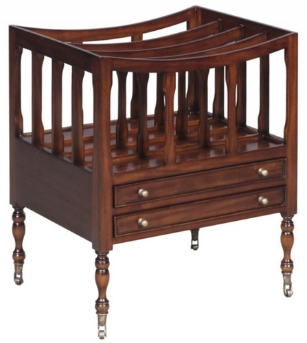 Casa Padrino Luxus Mahagoni Zeitungsst�nder / Zeitschriftenst�nder Braun 48 x 38 x H. 55 cm - Luxus Kollektion 