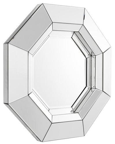 Casa Padrino Luxus Spiegel / Wandspiegel 68 x H. 68 cm - Luxus Kollektion