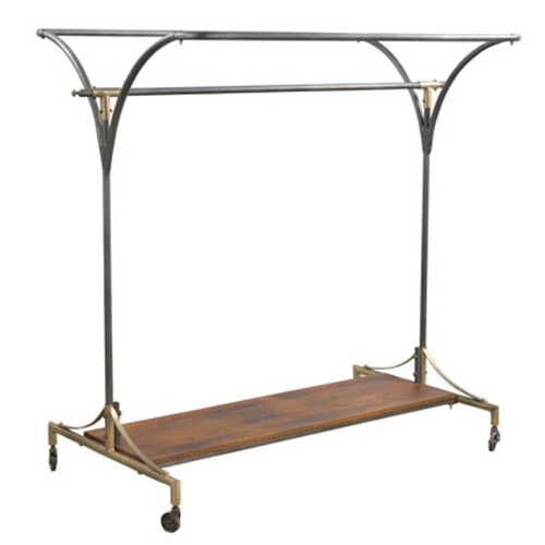 Casa Padrino Designer Kleiderst�nder - Kleiderb�gel 142 x 100 x H.154cm - Eisen - sehr edel