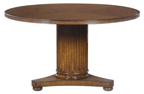 Casa Padrino Luxus Eichenholz Esstisch Braun  135 x H. 78 cm - Massivholz Esszimmerm�bel