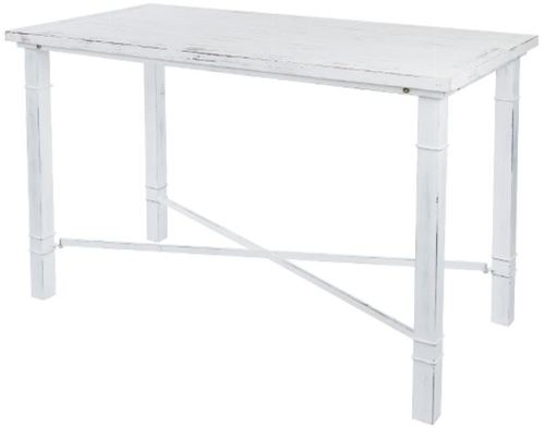 Casa Padrino Landhausstil Esstisch Antik Wei� 100 x 50 x H. 70 cm - Kleiner Shabby Chic Esszimmertisch