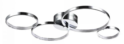 Casa Padrino Decken- und Wandleuchte Silber 74 x 44 x H. 7 cm - Moderne LED Leuchte