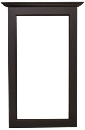 Casa Padrino Landhausstil Spiegelrahmen Schwarz 65 x 8 x H. 100 cm - Landhausstil M�bel