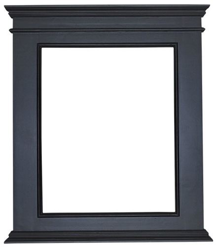 Casa Padrino Landhausstil Spiegelrahmen Schwarz 94 x 8 x H. 108 cm - Landhausstil M�bel