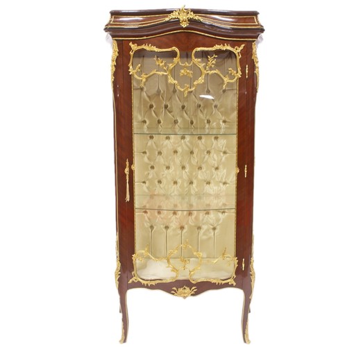 Casa Padrino Barock Vitrine 83 x 48 x H. 176 cm - Barock M�bel - Vitrinenschrank - Wohnzimmerschrank