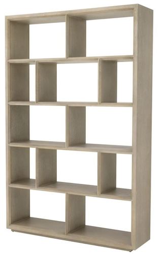 Casa Padrino Regalschrank / B�cherschrank Hellbraun 150 x 40 x H. 230 cm - Luxus Schrank
